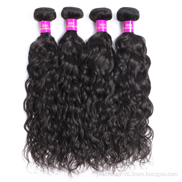 raw cambodian hair water wave hair bundles  cuticle aligned human hair bundles vendors